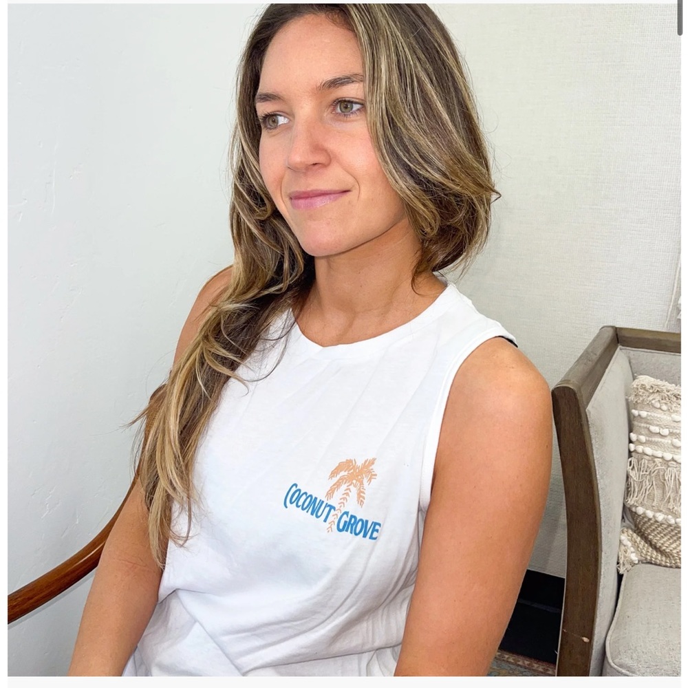 NWOT Beachly Coconut Grove Tank - Pearl